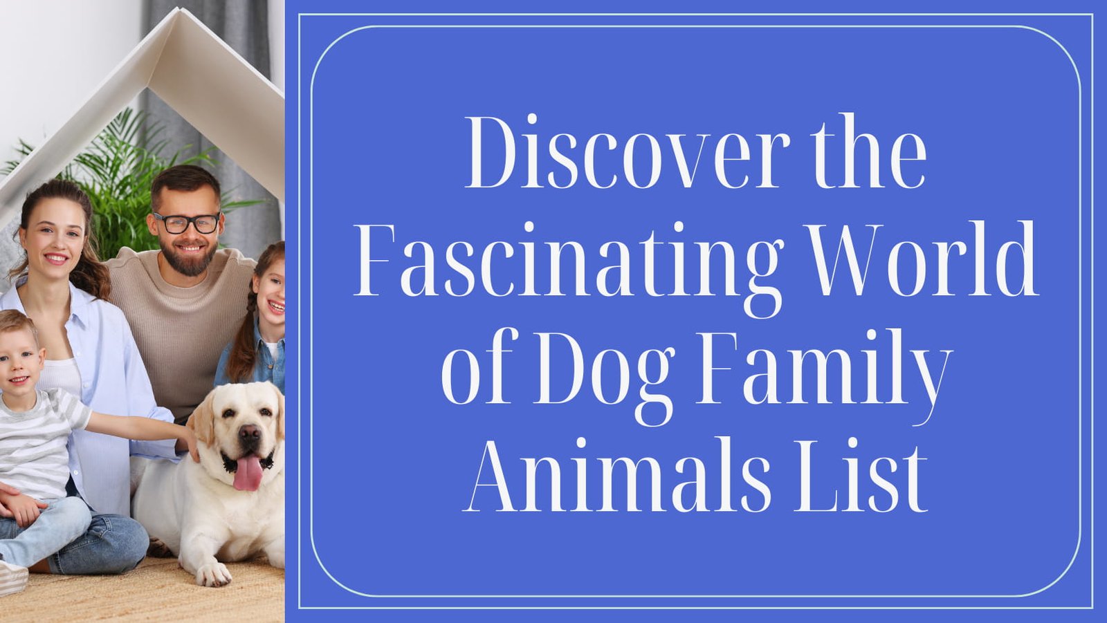 dog family animals list